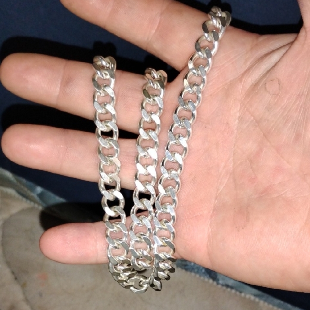 Men's Silver Chain Necklace